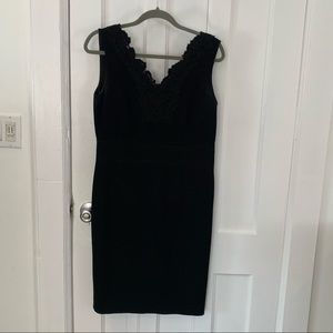 Talbot's Black lined sleeveless dress size 4